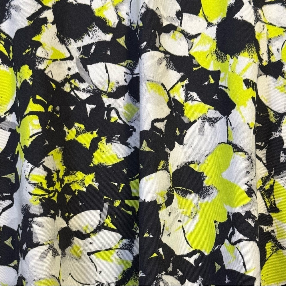 EleVen by Venus Williams Women's Floral Tank Top Yellow and Black Size M - Picture 5 of 5